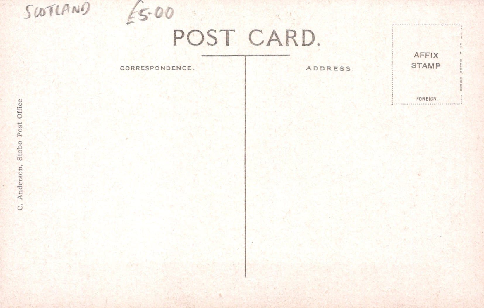 Scotland Postcard - St Kentigerns Altar and High Road, Stobo - Mo’s Postcards 