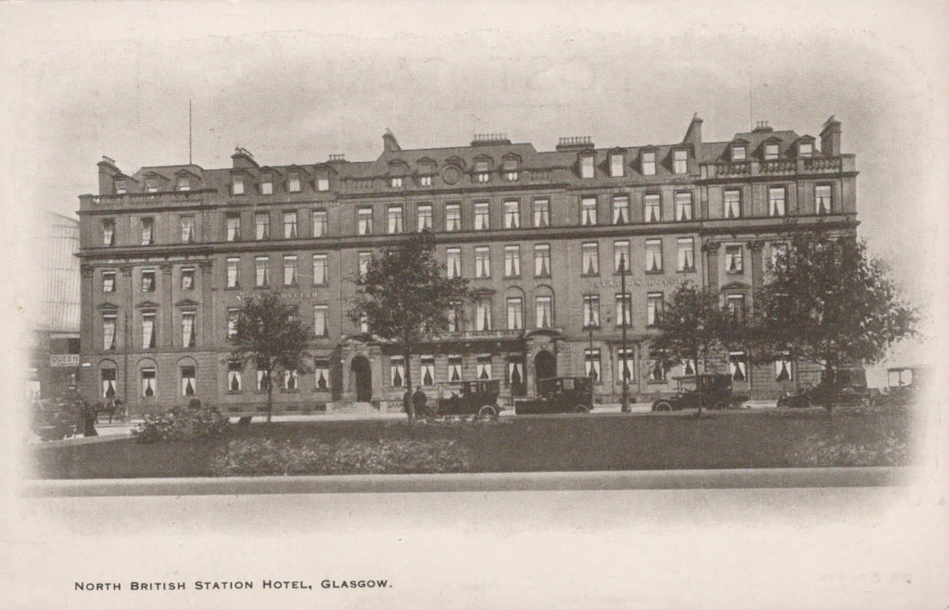 Scotland Postcard - North British Station Hotel, Glasgow - Mo’s Postcards 