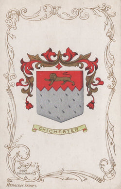 Heraldic Postcard - Chichester - Ja-Ja Heraldic Series - Mo’s Postcards 