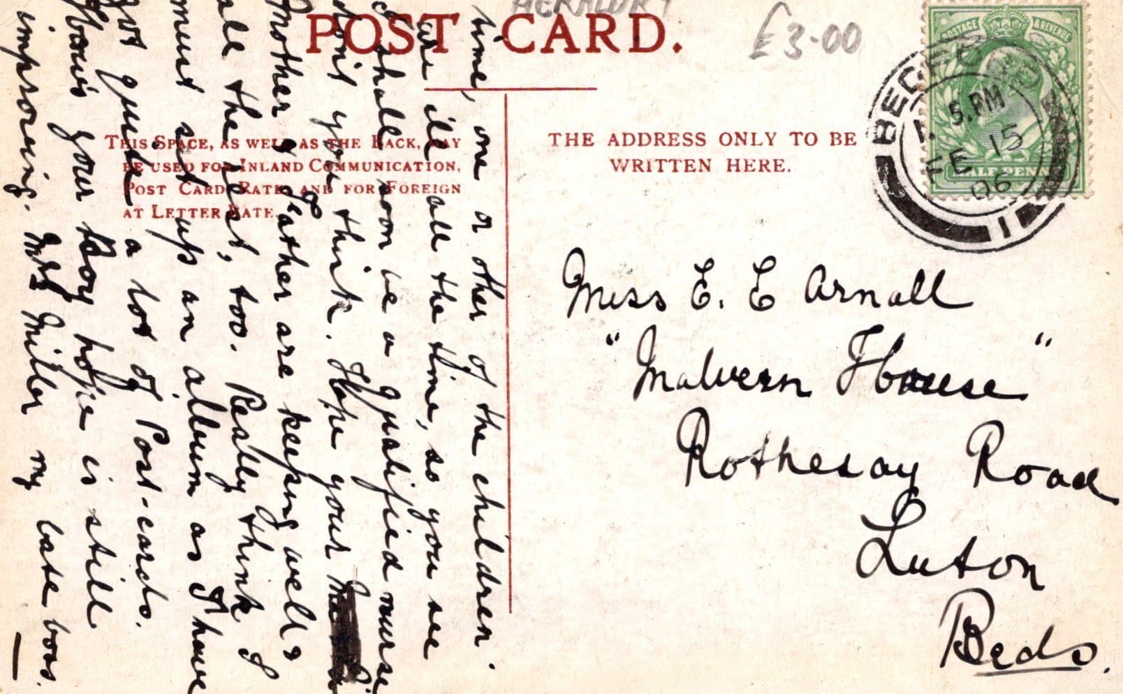 Heraldic Postcard - Dundee - Ja-Ja Heraldic Series, 1906 - Mo’s Postcards 