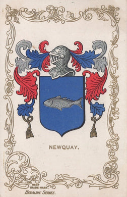 Heraldic Postcard - Newquay - Ja-Ja Heraldic Series - Mo’s Postcards 