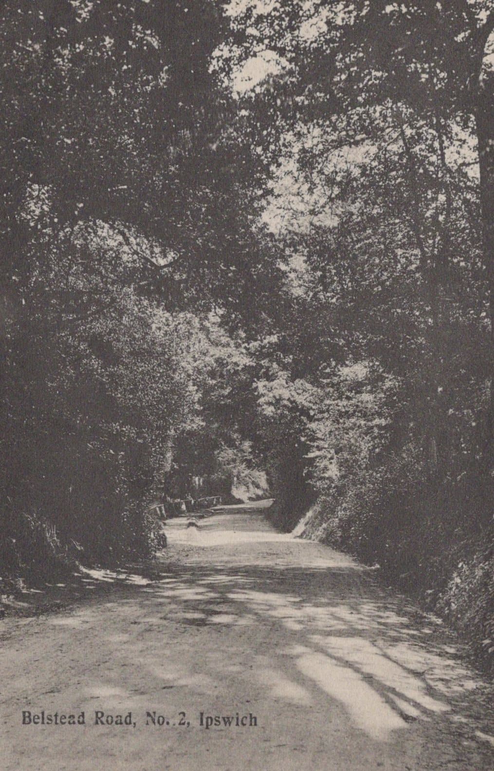 Suffolk Postcard - Belstead Road, Ipswich, 1916 - Mo’s Postcards 