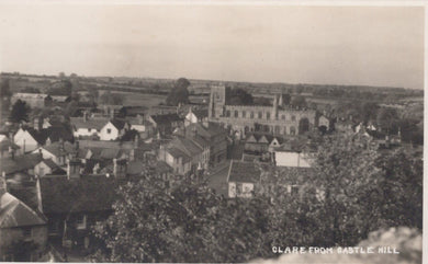 Suffolk Postcard - Clare From Castle Hill - Mo’s Postcards 