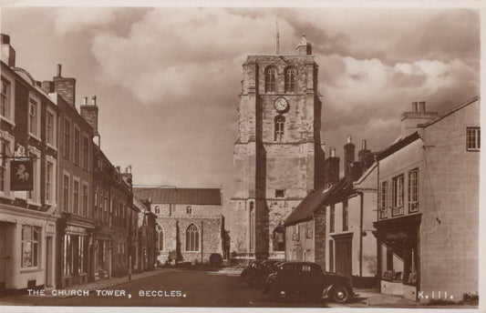 Suffolk Postcard - The Church Tower, Beccles - Mo’s Postcards 