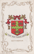 Load image into Gallery viewer, Heraldic Postcard - Nottingham - Ja-Ja Heraldic Series - Mo’s Postcards 
