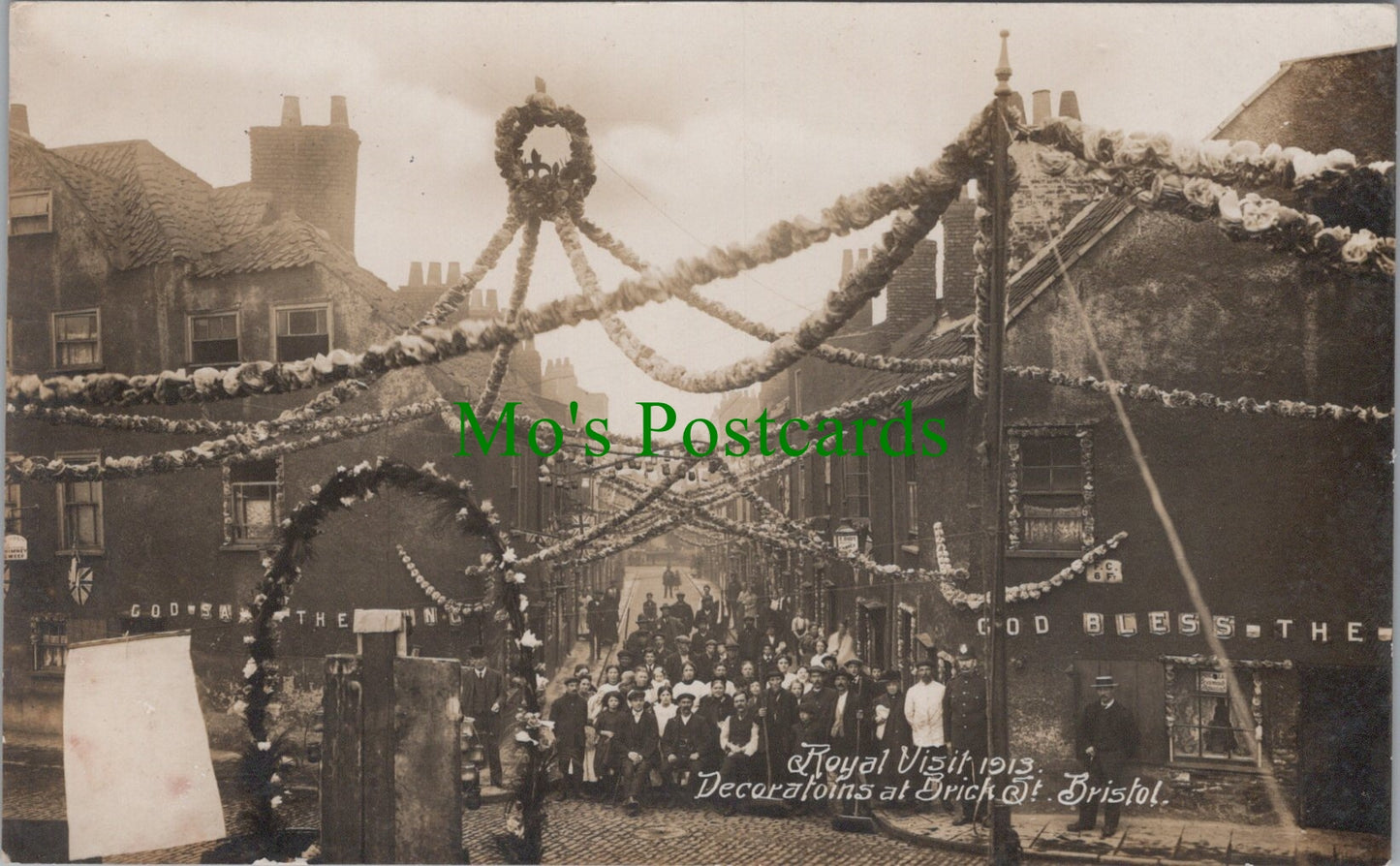 Royal Visit, Decorations at Brick Street, Bristol