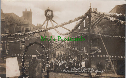 Royal Visit, Decorations at Brick Street, Bristol