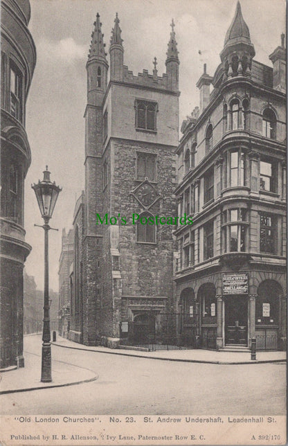St Andrew Undershaft, Leadenhall Street, London