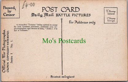 Military Postcard - Wounded Tommy