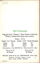Load image into Gallery viewer, Advertising Postcard - William Sugg &amp; Co Ltd

