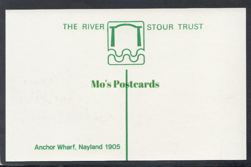 Suffolk Postcard - Anchor Wharf, Nayland 1905 (Repro) - Mo’s Postcards 