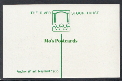Suffolk Postcard - Anchor Wharf, Nayland 1905 (Repro) - Mo’s Postcards 