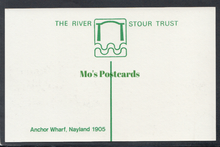 Load image into Gallery viewer, Suffolk Postcard - Anchor Wharf, Nayland 1905 (Repro) - Mo’s Postcards 
