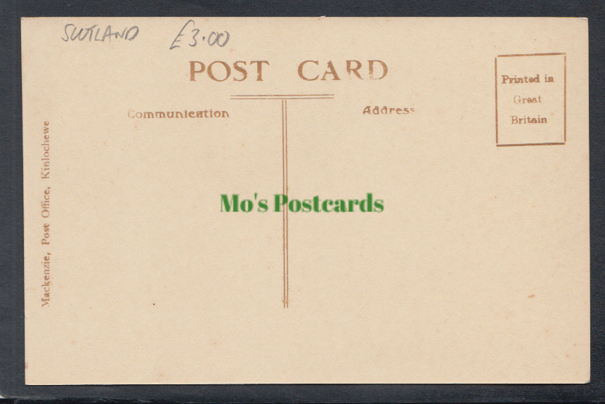 Scotland Postcard - Kinlochewe Hotel and Ben Eay - Mo’s Postcards 