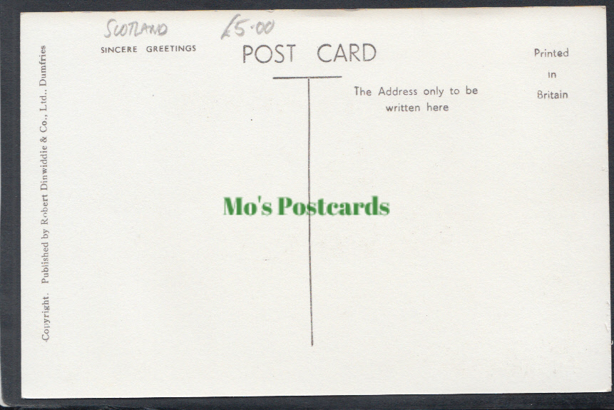 Scotland Postcard - The Crook Inn, Tweedsmuir, Peebleshire - Mo’s Postcards 