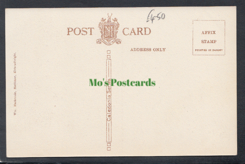 Scotland Postcard - Old Tolbooth and Merkat Cross, Kirkcudbright - Mo’s Postcards 