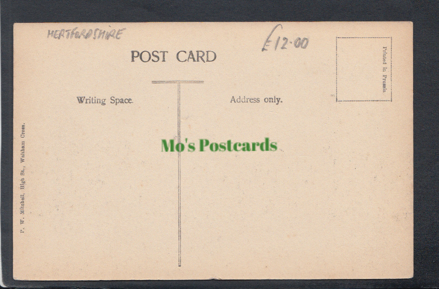 Hertfordshire Postcard - Waltham Cross Railway Station, G.E.R - Mo’s Postcards 