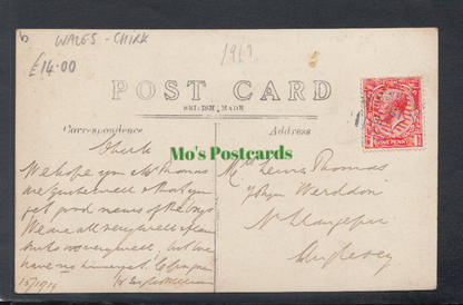 Wales Postcard - The Village, Chirk, 1919 - Mo’s Postcards 