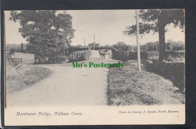 Hertfordshire Postcard - Marshmoor Bridge, Welham Green, 1906 - Mo’s Postcards 