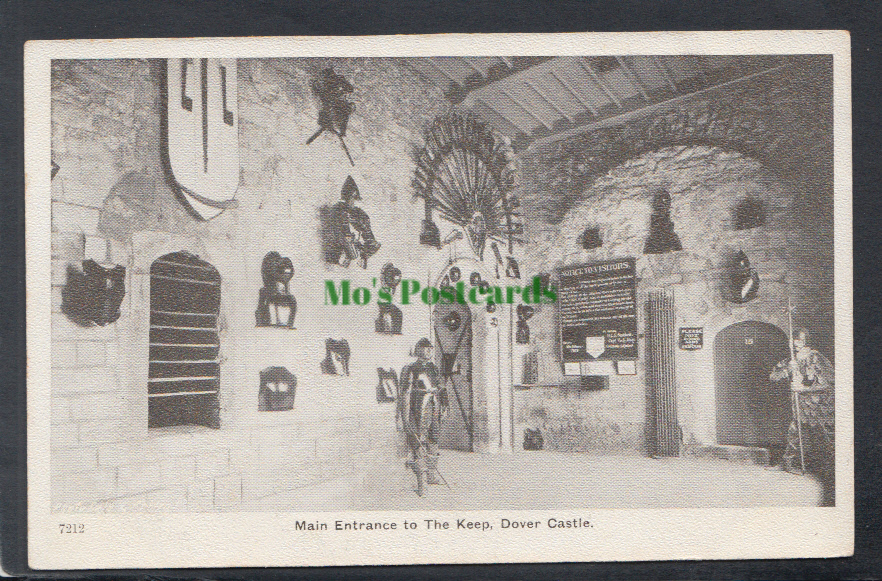 Kent Postcard - Main Entrance To The Keep, Dover Castle - Mo’s Postcards 