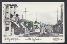 Load image into Gallery viewer, London Postcard - Old Action - High Street, Top of Action Hill c1903 - Repro - Mo’s Postcards 

