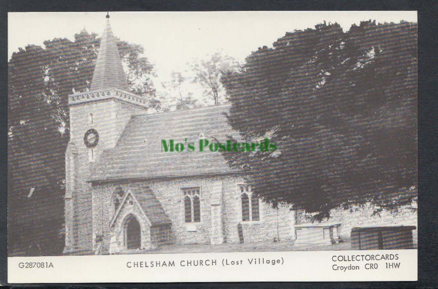 Surrey Postcard - Chelsham Church (Lost Village) - Repro - Mo’s Postcards 