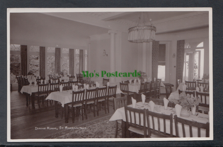 Isle of Wight Postcard - Dining Room, St Rhadagunds, St Lawrence, Near Ventnor - Mo’s Postcards 