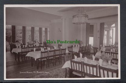 Isle of Wight Postcard - Dining Room, St Rhadagunds, St Lawrence, Near Ventnor - Mo’s Postcards 