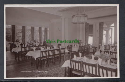 Isle of Wight Postcard - Dining Room, St Rhadagunds, St Lawrence, Near Ventnor - Mo’s Postcards 