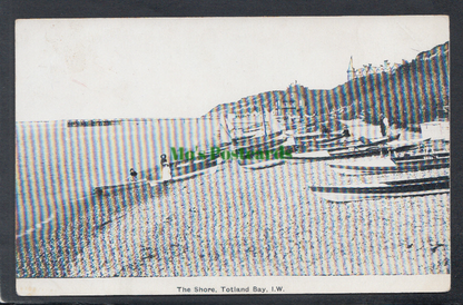 Isle of Wight Postcard - The Shore, Totland Bay - Mo’s Postcards 