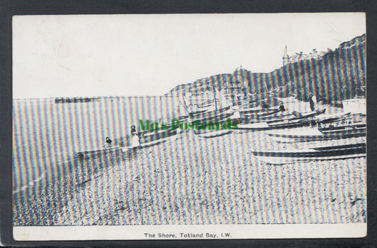 Isle of Wight Postcard - The Shore, Totland Bay - Mo’s Postcards 