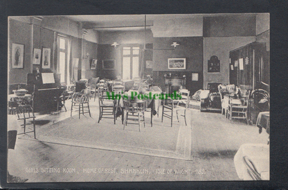 Isle of Wight Postcard - Girls Sitting Room, Home of Rest, Shanklin - Mo’s Postcards 