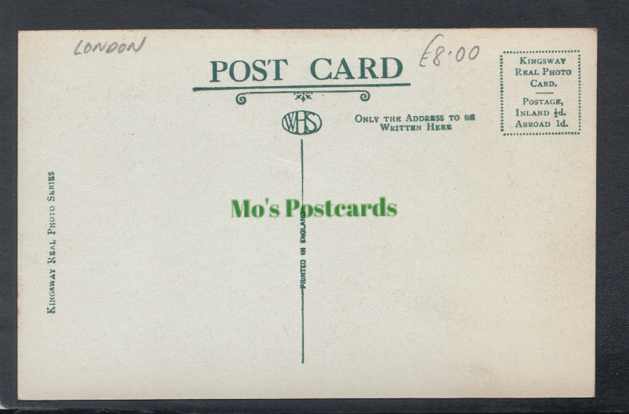London Postcard - Mess Dining Room, Arsenal, Woolwich - Mo’s Postcards 