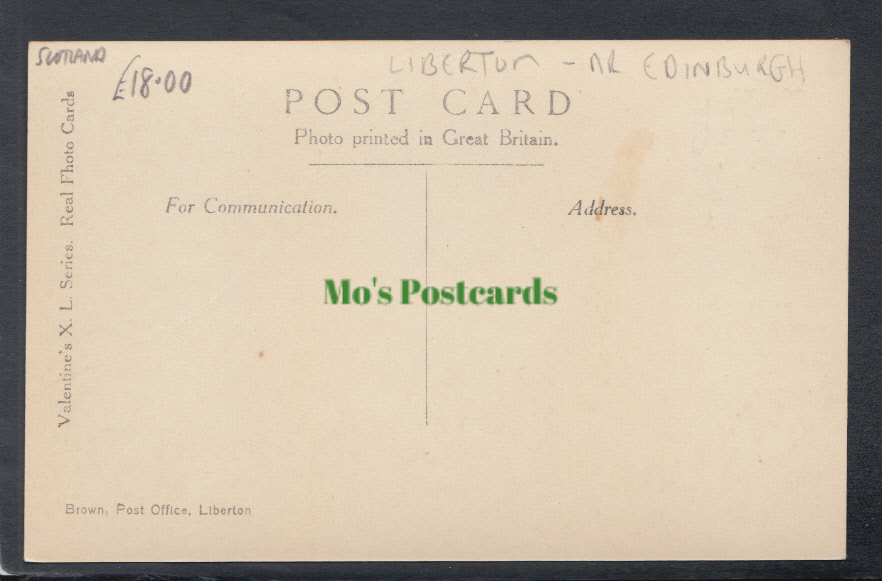 Scotland Postcard - The Cross Roads, Liberton - Mo’s Postcards 