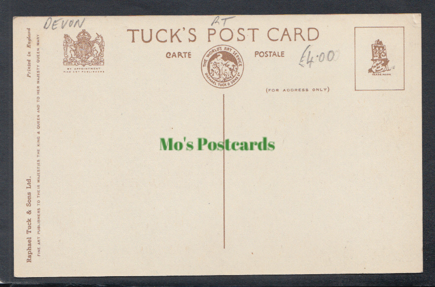 Devon Postcard - The Village, Littleham - Mo’s Postcards 