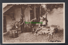 Load image into Gallery viewer, Devon Postcard - The Fruit Stall, Clovelly, 1929 - Mo’s Postcards 
