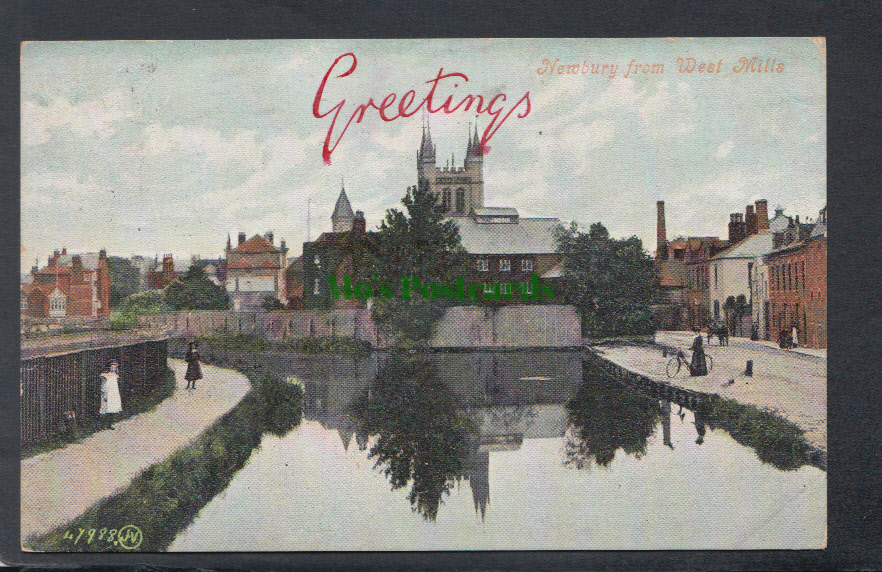 Newbury From West Mills, Berkshire
