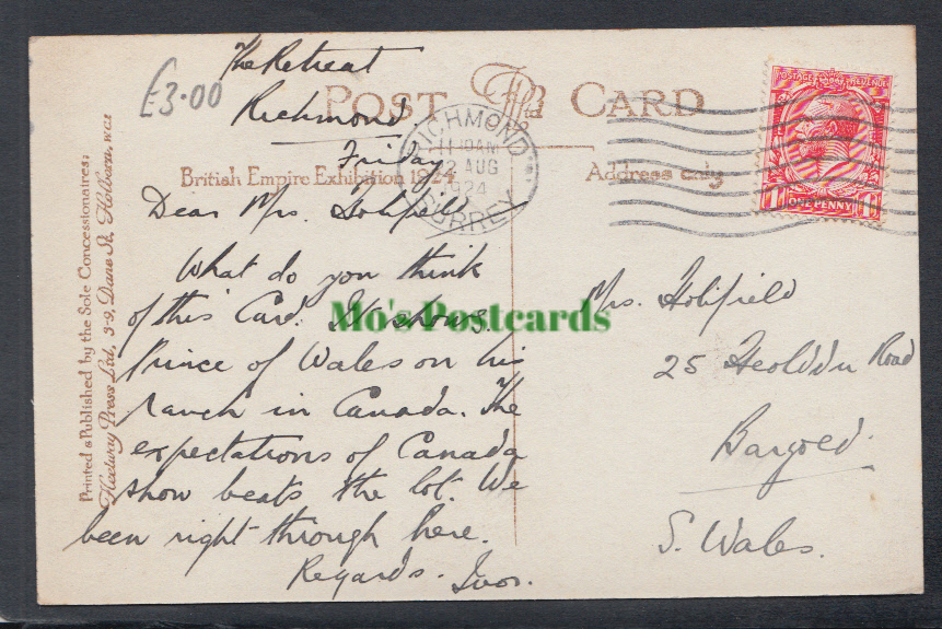 The British Empire Exhibition - Mo’s Postcards 
