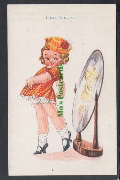 Children - Girl and Mirror - Dora Dean