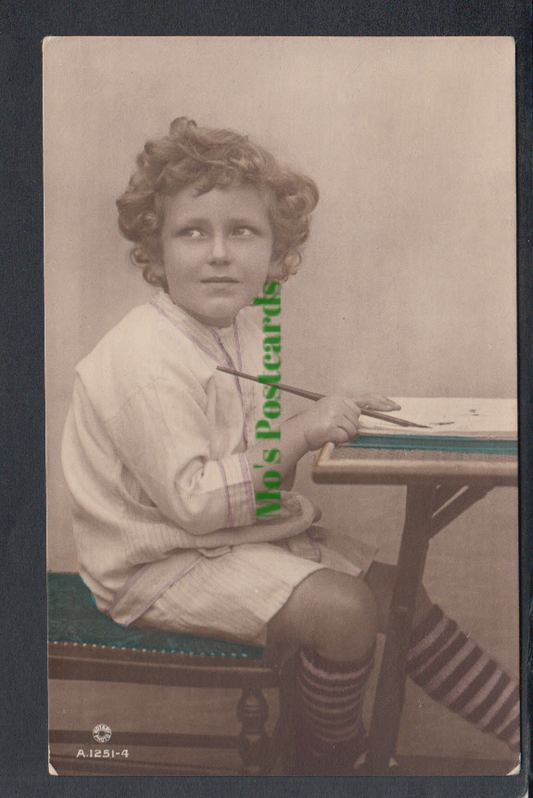 Children - Child Sat at a Desk