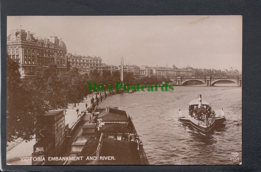 Victoria Embankment, River Thames, London