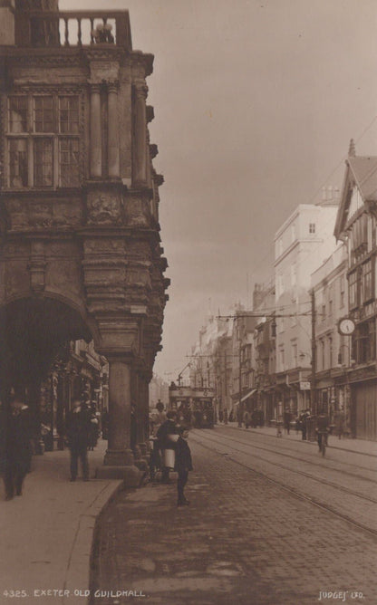 Devon Postcard - Exeter Old Guildhall - Mo’s Postcards 
