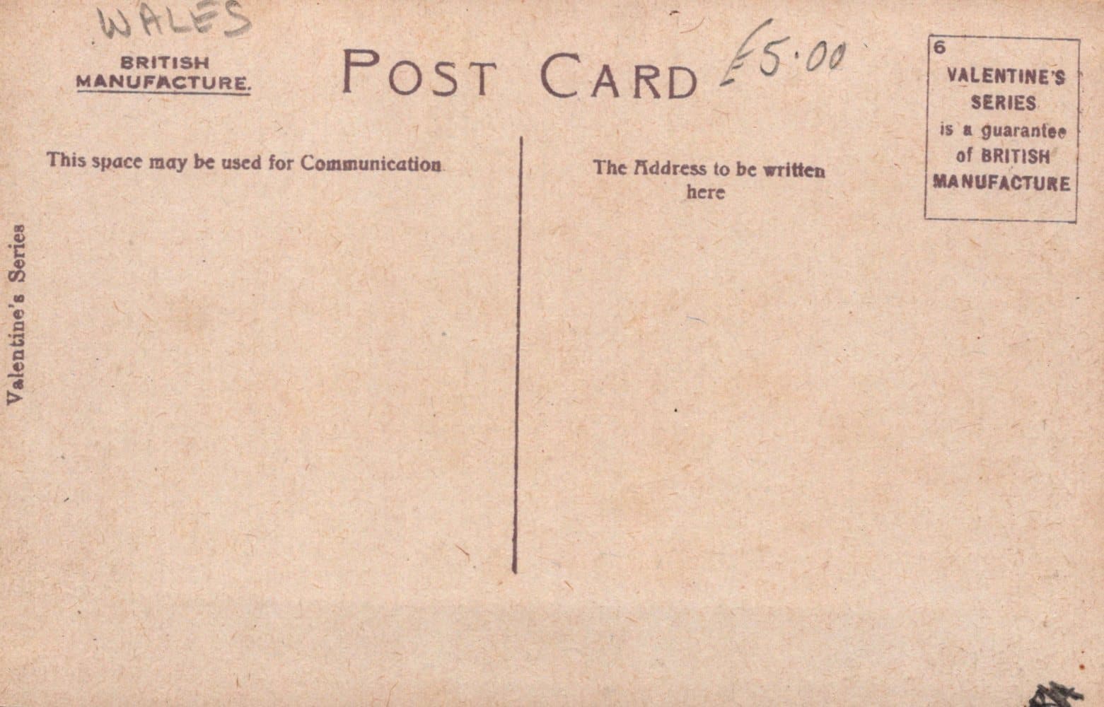 Wales Postcard - Wyndham Street (Showing Hospital), Barry Dock - Mo’s Postcards 