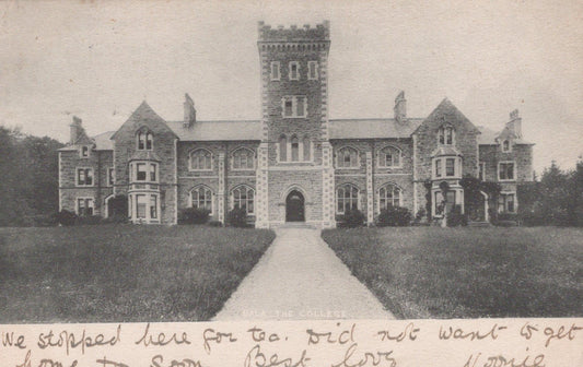 Wales Postcard - Bala, The College, 1903 - Mo’s Postcards 