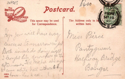 Wales Postcard - The Beach, Rhyl, 1907 - Mo’s Postcards 