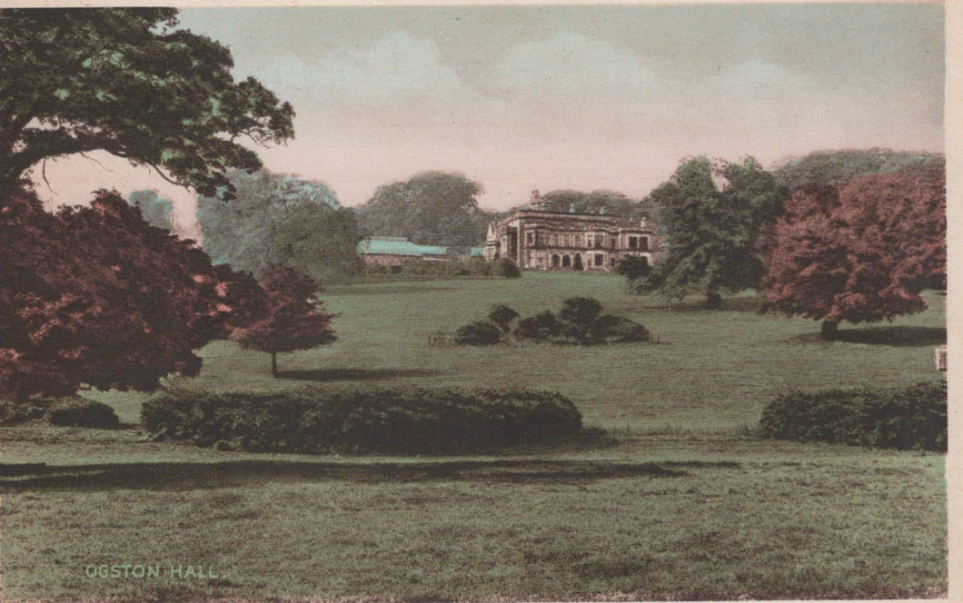 Derbyshire Postcard - Ogston Hall, Brackenfield - Mo’s Postcards 