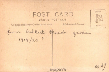 Hampshire Postcard - Ashlett Creek From Ashlett Meade Garden, 1919-1920 - Mo’s Postcards 