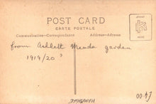 Load image into Gallery viewer, Hampshire Postcard - Ashlett Creek From Ashlett Meade Garden, 1919-1920 - Mo’s Postcards 
