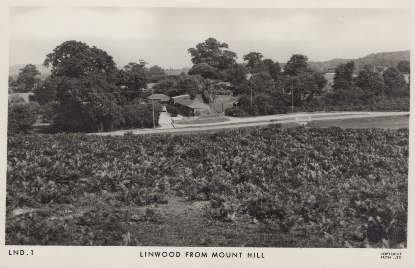 Hampshire Postcard - Linwood From Mount Hill - Mo’s Postcards 