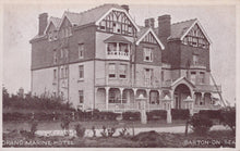Load image into Gallery viewer, Hampshire Postcard - Grand Marine Hotel, Barton-On-Sea, 1917 - Mo’s Postcards 
